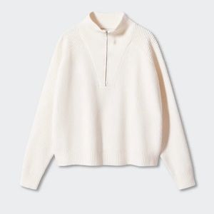 NWT Mango high neck sweater with zip